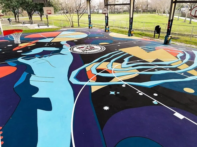 5700 Collingsworth St basketball court at Catherine Delce Park 5700 Collingsworth St basketball court at Catherine Delce Park
