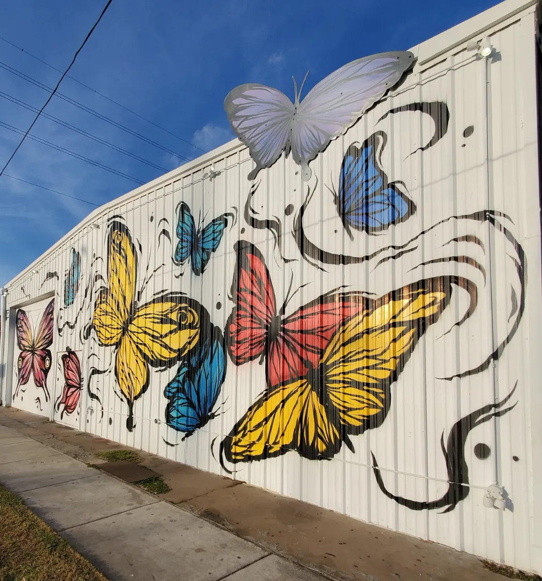 butterfly mural in houston tx butterfly mural in houston tx